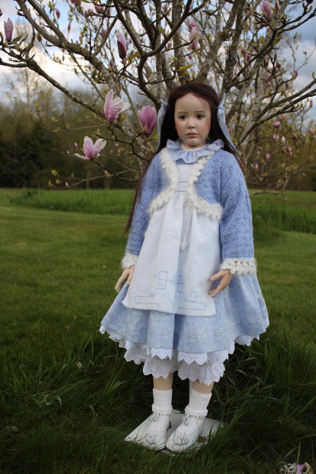 Процесс создания фарфоровых кукол - Джинн Гросс (Jeanne Gross). Часть Часть седьмая - Дети Цветов