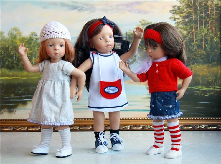 Любимые куклы от автора Сильвии Наттерер