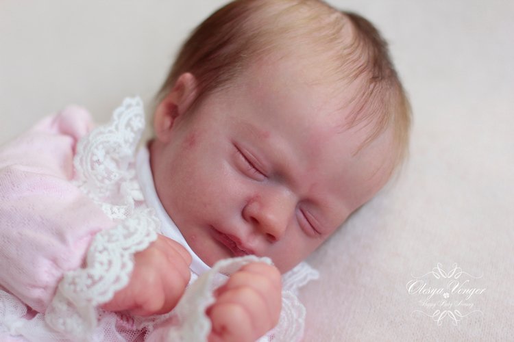 Моя кроха Эшли. Кукла реборн Олеси Венгер (фото 5)