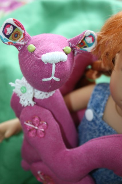 Мишка Матрёшка — Текстильные игрушки и примитивы: кофейные