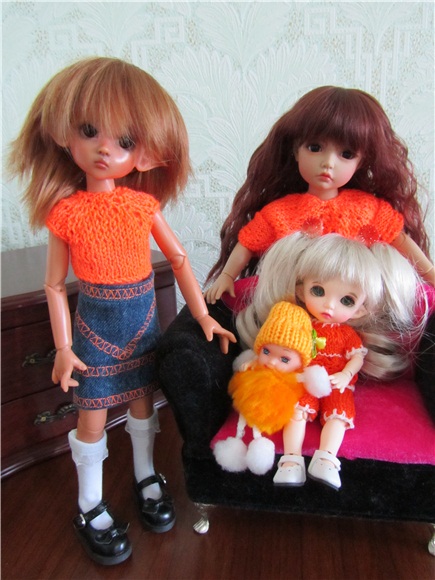 Оранжевое утро — Одежда и обувь для кукол BJD (БЖД): 1/3