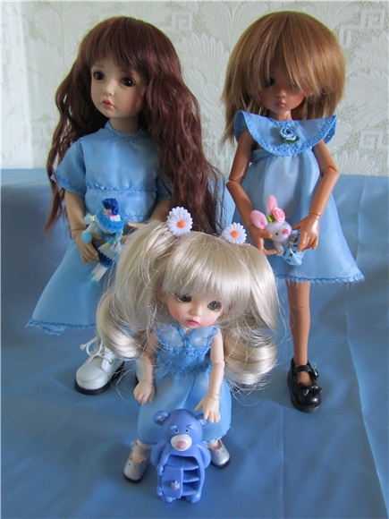 На голубой волне | Бэйбики На голубой волне — Одежда и обувь для кукол BJD (БЖД): 1/3 (фото 8)