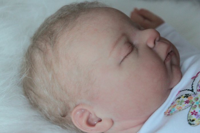 Спящий ангелок Ребекка. Кукла реборн Виктории Вишни