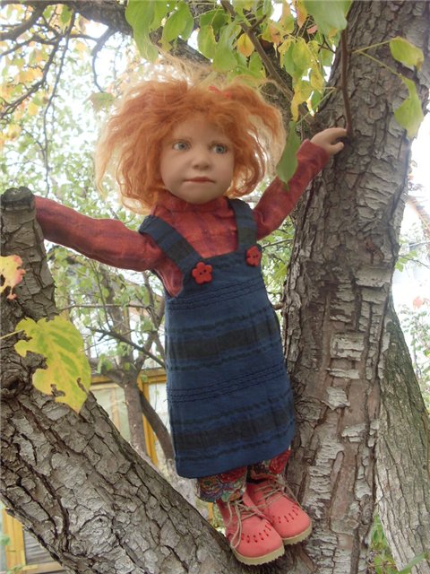 Моя подруга Осень. Коллекционная кукла (фото 5)