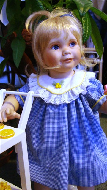 Еще одна маленькая очаровашечка, кукла из фарфора от Анны Тиммерман