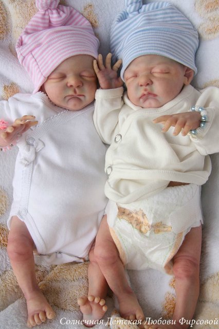 Малыши реборн от Любови Фирсовой Coco-Malu, Katie-Marie, Bean and Sprout, Patrik, Livia
