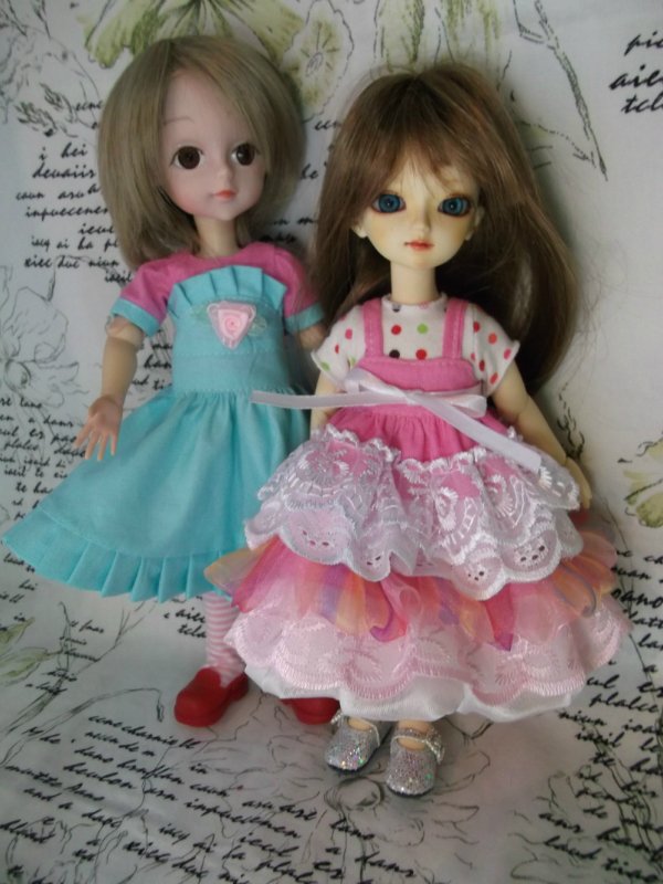 Мои Пташа и Наташа или новый опыт в пошиве одежды (фото 8)