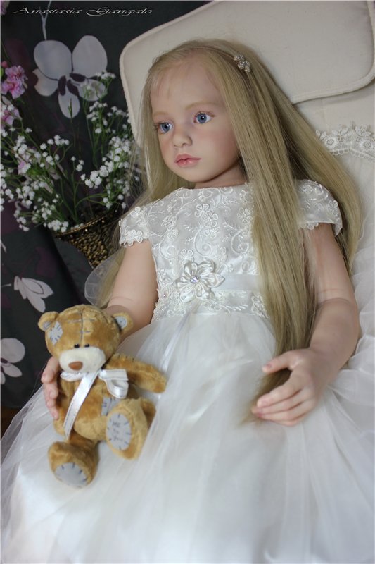 Алеся... Леся, Лесенька. Кукла реборн Анастасии Гангало