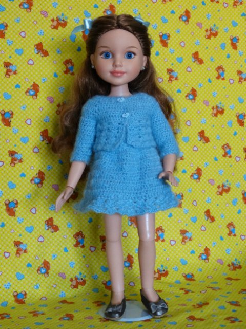 Голубое наваждение или много мохеровой пряжи