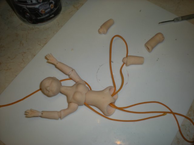 Очередная "моя первая шарнирная кукла"