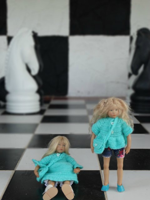 Бирюзовые зерисовки — Куклы Annette Himstedt (Аннетт Химстедт): коллекционные (фото 6)