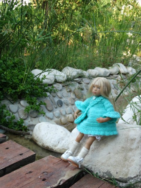 Бирюзовые зерисовки — Куклы Annette Himstedt (Аннетт Химстедт): коллекционные (фото 7)