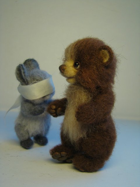 Жмурки. Валяние из шерсти