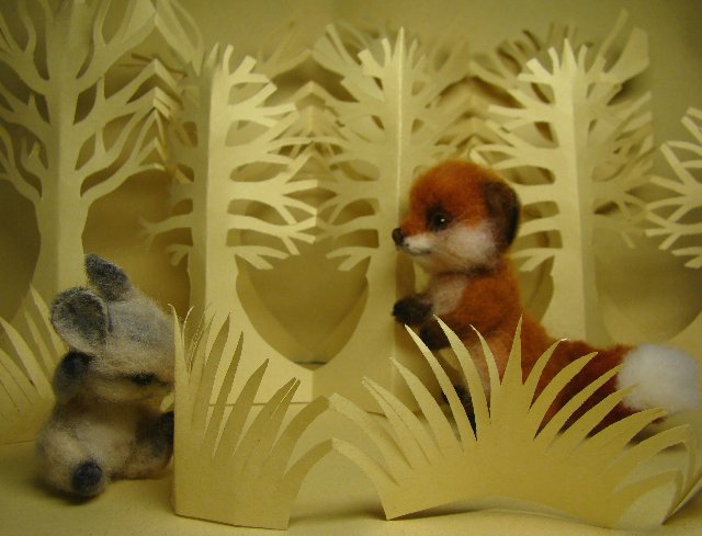 Мы играли в прятки и заблудились... Авторские игрушки валянием из шерсти Ольги Чернухо (фото 8)