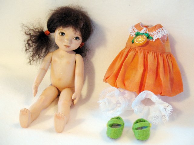 Моя первая текстильная куколка (фото 5)