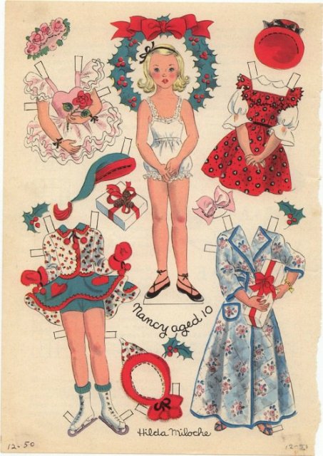 Мои любимые бумажные куклы для вырезания