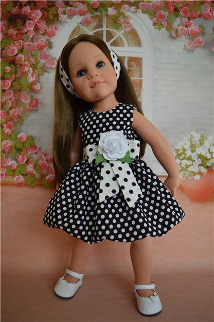 Черно-белые горошки очень девочкам к лицу | Бэйбики Черно-белые горошки очень девочкам к лицу (фото 9)