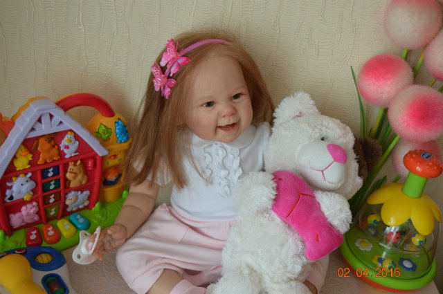 Моя Николь, кукла реборн из молда Мейзи Андреа Арчелло (фото 6)