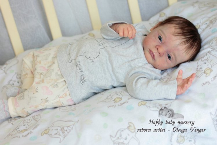 Моя Кирочка. Ненаглядная моя крошечка. Кукла реборн Олеси Венгер