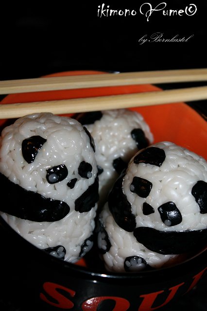 Рисовые пандочки — Авторские игрушки из разных материалов: синельная проволока (фото 3)