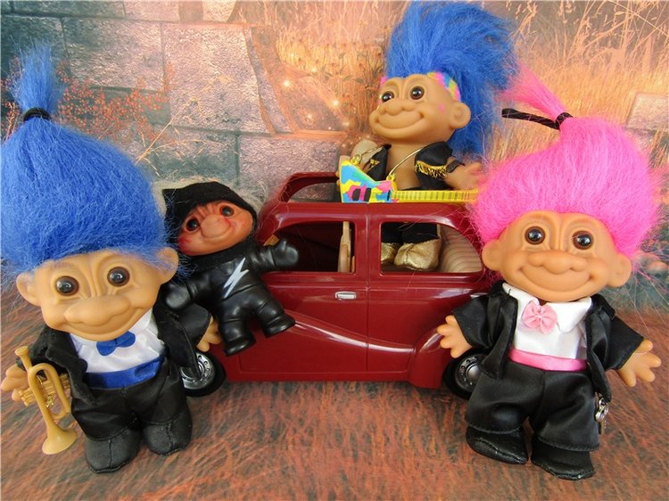 Да здравствуют подарки — Игрушки Тролли (Trolls): винтажные Dam и Russ