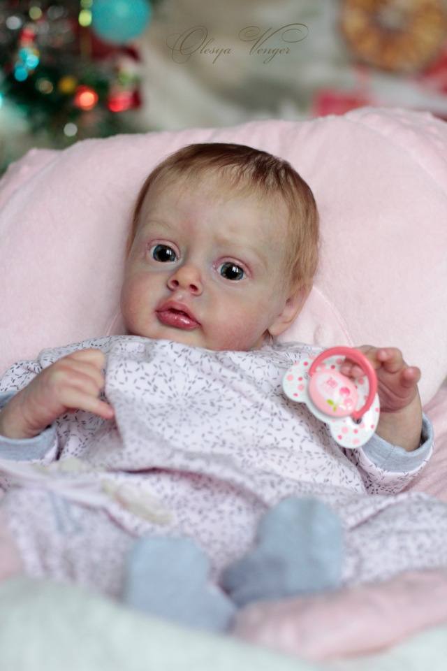 Моя Хлоя, мой любознательный Совенок, кукла реборн Олеси Венгер