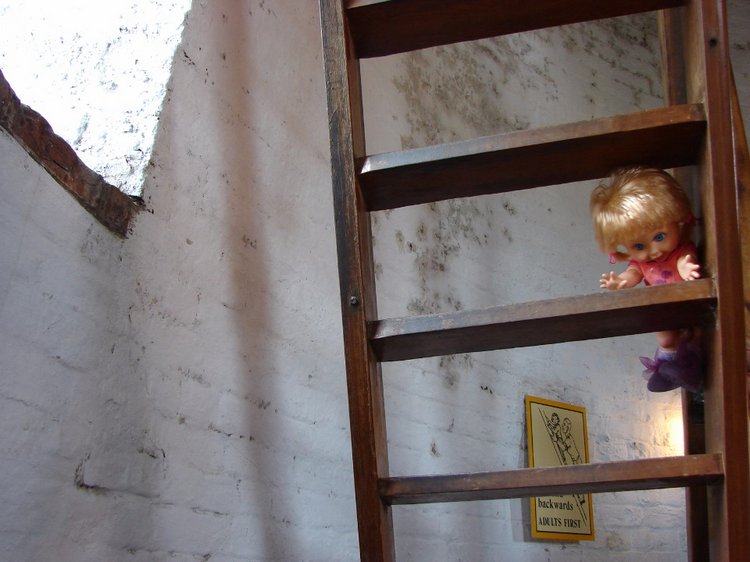 Как Пенни и Машка мельницу осматривали