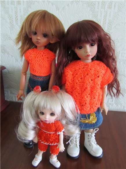 Оранжевое утро — Одежда и обувь для кукол BJD (БЖД): 1/3