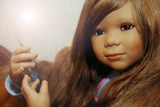 Дитя улиц и одновременно нежнейшее создание Сина куколка от Annette Himstedt 2004г.выпуска (фото 2)