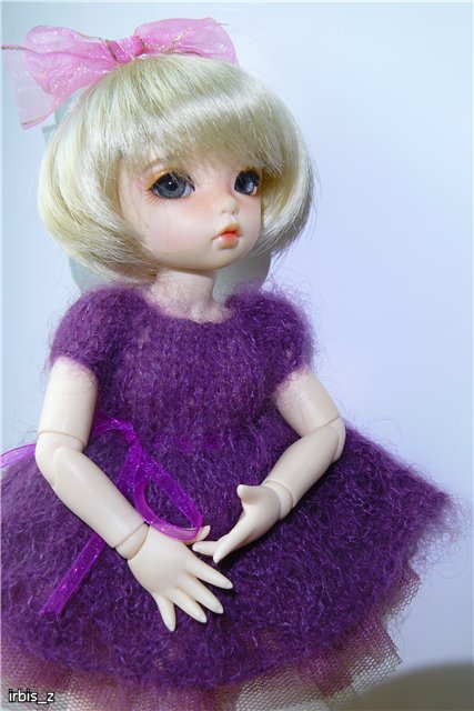 Фиолетовая Снежинка или Новый образ Миланки (LittleFee Leah) | Бэйбики Фиолетовая Снежинка или Новый образ Миланки (LittleFee Leah)