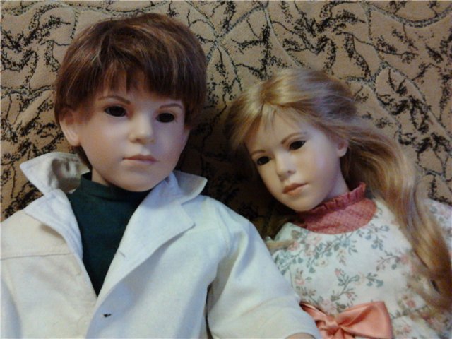 Коллекционные куклы дети от Веры Шольц (фото 9)
