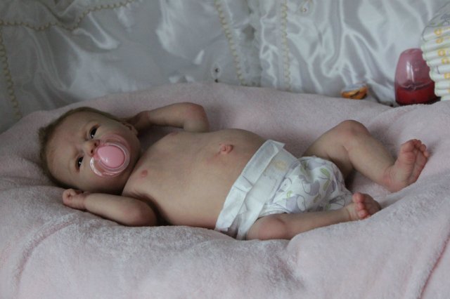 Мой слааадкий ангел! Девочка реборн Виктории Вишни (фото 7)