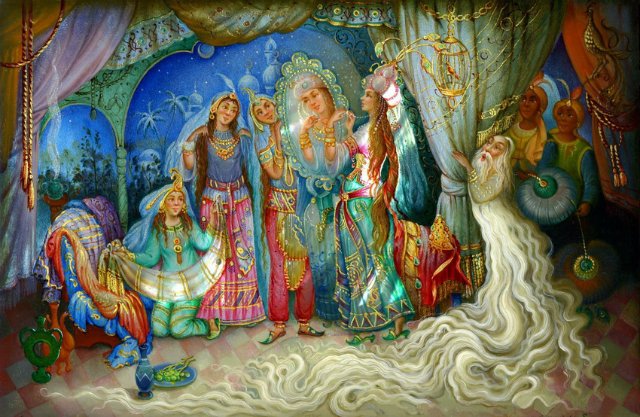 Усмотри тропинку в сказку или Здесь русский дух, здесь Русью пахнет. Федоскинская лаковая миниатюра