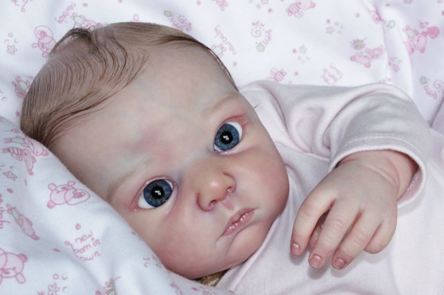 Мои маленький большеглазик, кукла реборн Беспаловои Жанны (фото 2)