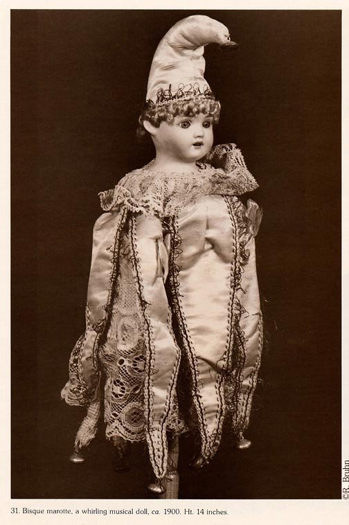 Помощник во флирте, шутовская кукла (Marotte antique doll) (фото 2)