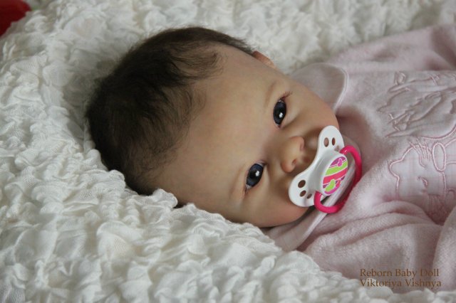 Девочка Кристочка... Куколка реборн Виктории Вишни