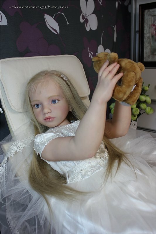 Алеся... Леся, Лесенька. Кукла реборн Анастасии Гангало