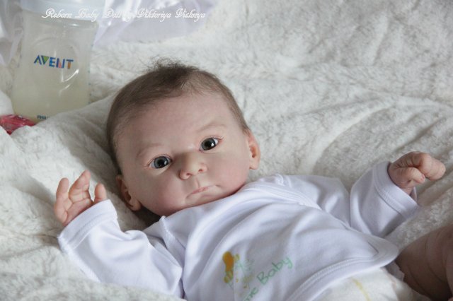 Моя малышка из нового молда Matis от Gudrun Legler. Куколка реборн Виктории Вишни