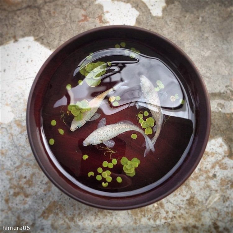 Живопись акрилом и лаком от Кенга Лая (Keng Lye)