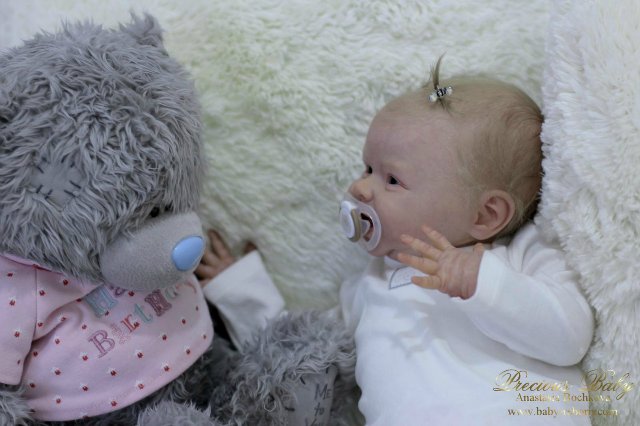 Мой весенний лучик солнышка - Харпер. Кукла реборн Анастасии Бочковой