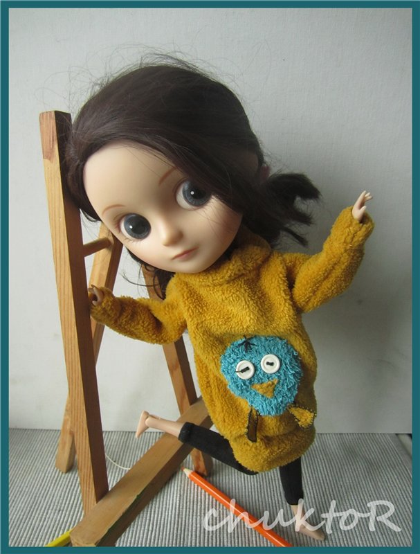 Большеглазая COCO DOLL от Sekiguchi (фото 6)