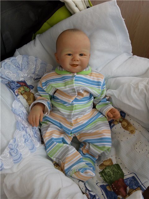 Кукла реборн Улыбашка от Фабера