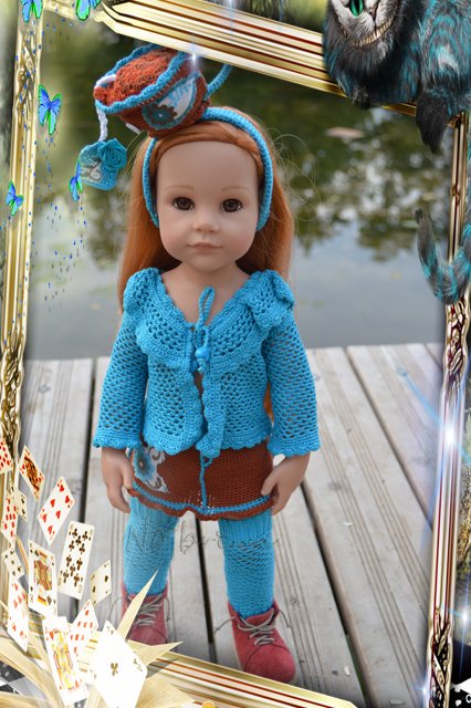 Глава, в которой пьют чай как ненормальные. Кукла Gotz Ханна с собачкой 2013