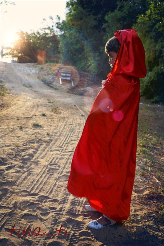 Кукла и ее девочка...Little red riding hood. Часть вторая (лесная) (фото 7)