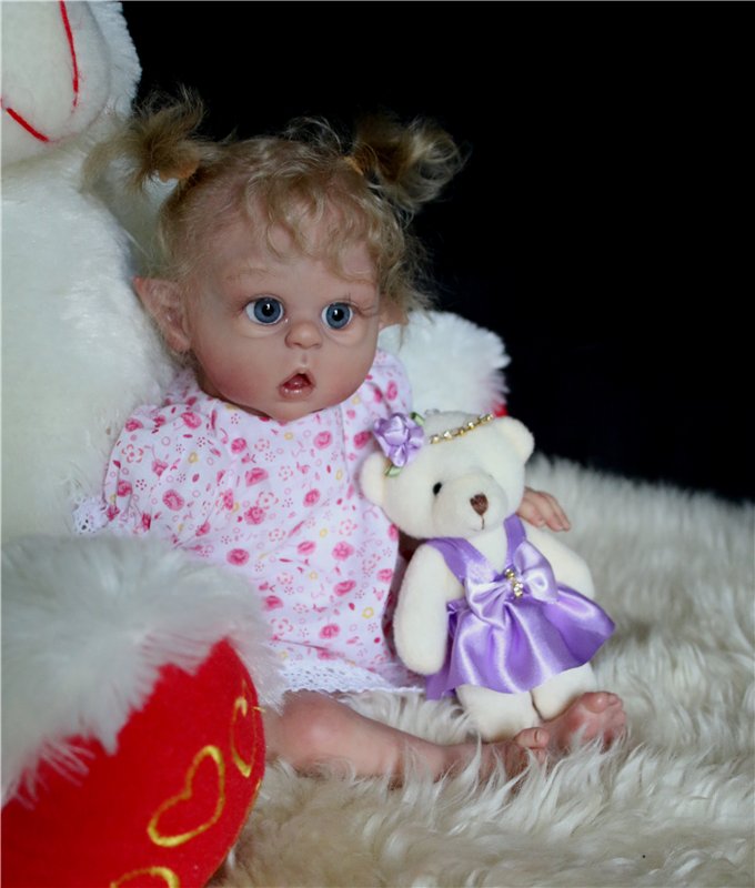 Кукла реборн. Мини Офелечка2 (фото 8)