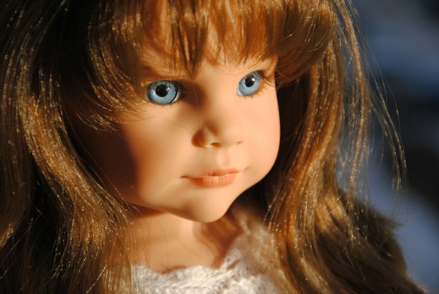 Девочка с глазами цвета неба. Редкая красавица Frania 2003 от Gotz (фото 9)