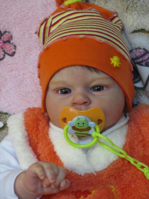 Пасхальная Маечка.Кукла реборн из Каморки папы Карло (фото 3)