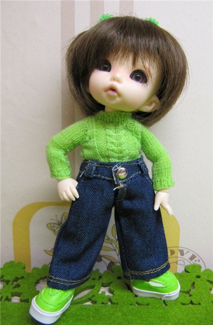 Свитерок для Майки — Одежда и обувь для кукол BJD (БЖД): 1/3
