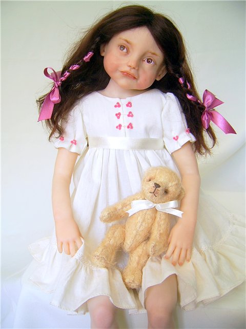 Авторские куклы Светланы Гришко. Новенькая и подруги (фото 10)