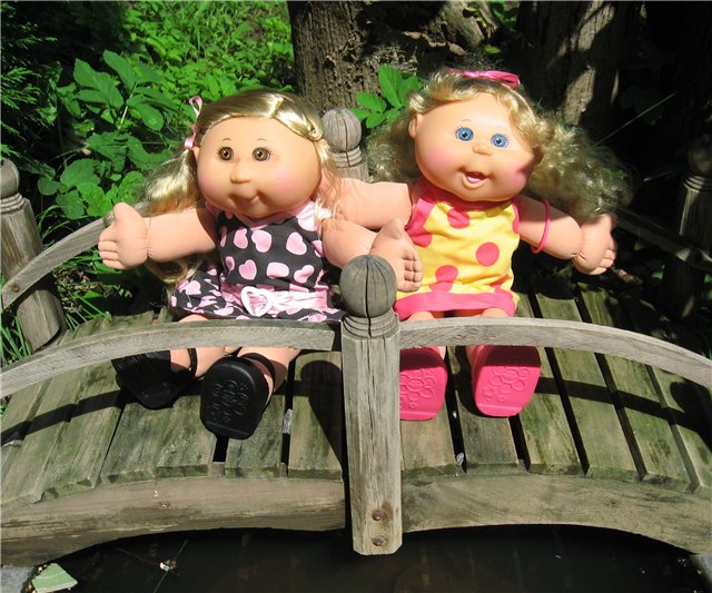 Выходной на природе — Куклы Cabbage Patch Kids (Капустки): винтаж 80 (фото 8)